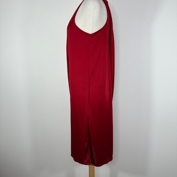 Jean Paul Gautier for Target Collab Red Draping Dress Women's Size Medium - Picture 7 of 14